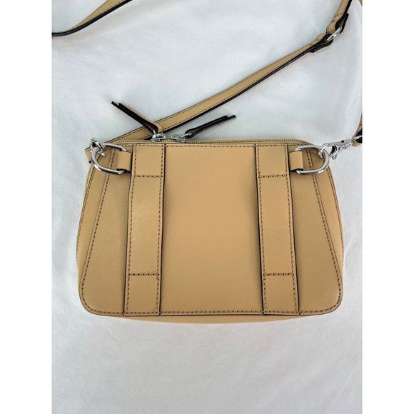 Tignanello Belt Bag Bella Belt Bag Dune Genuine Leather Crossbody RFID Beige - Picture 3 of 9